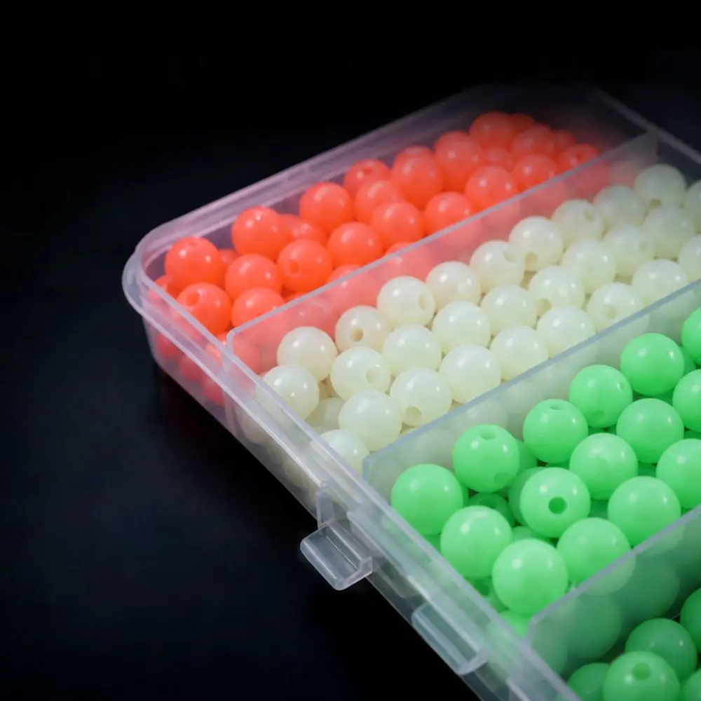 For Anmuka Round Luminous Beads Fishing Plastic Stopper Tackle Protector Glow In Dark Line Buffer Gear Component Supplies