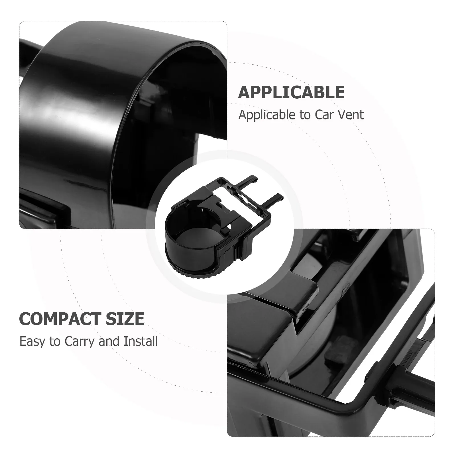 

Car Air Vent Cup Holder Universal Compact ABS Car Cup Holder for Drink Storage Automotive Accessories Automotive Drink Holder,