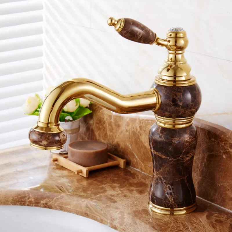 Gold Bathroom Fauce…