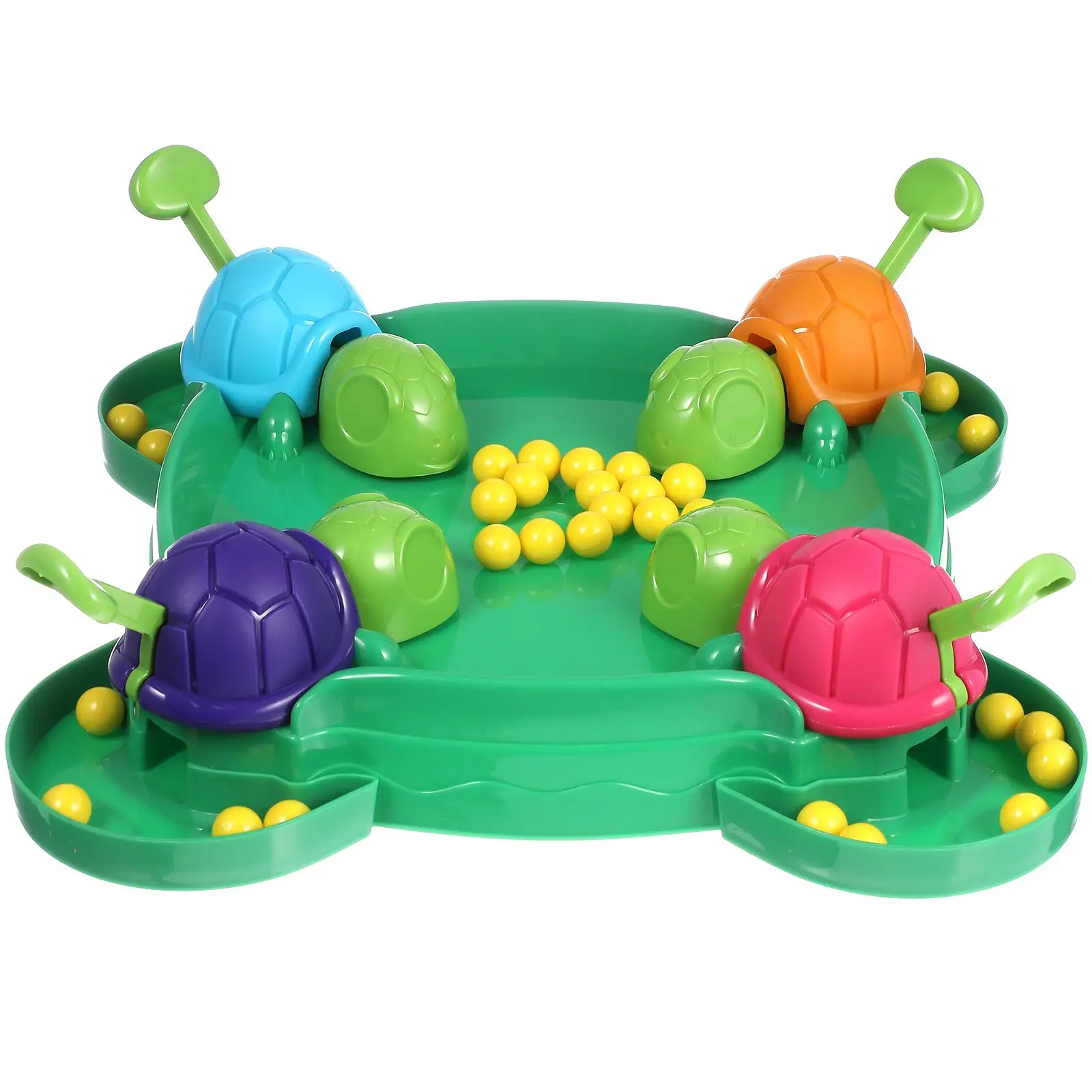 

Funny Tortoise Eating Beans Game 4 People Play Together Control Bar Family Toy Board Games Table Game