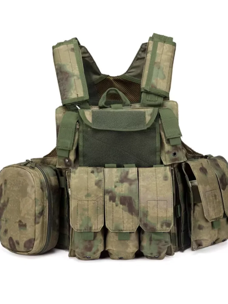 Imagem -05 - Colete Tático Destacável para Homens Homem Verde Pequeno Russo Camuflagem Emr Sub-bolsa Molle Novo