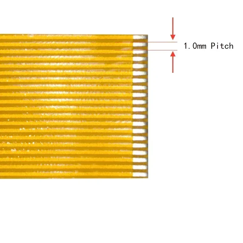 FPC FFC Flexible Flat Cable 1.0mm Pitch 3/4/5/6/7/8/9/10/12/14/16/18/20/22/24/26/28/30/36/40 pin