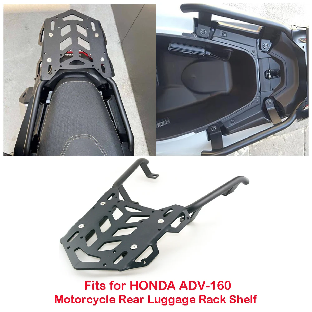 

Fits for Honda ADV160 ADV 160 ABS ADV-160 2022 2023 2024 Motorcycle Rear Luggage Shelf Top Rack Carrier Plate Shelves Bracket