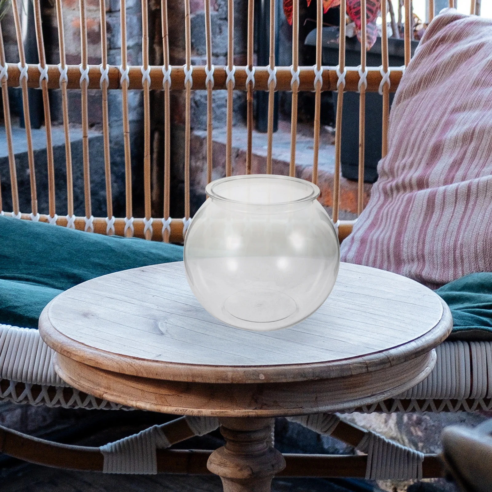 

Round Living Room Living Room Fish Tank Desktop Fish Tank Globe Shaped Bowl Stylish ABS Durable Desktop Decor Gift