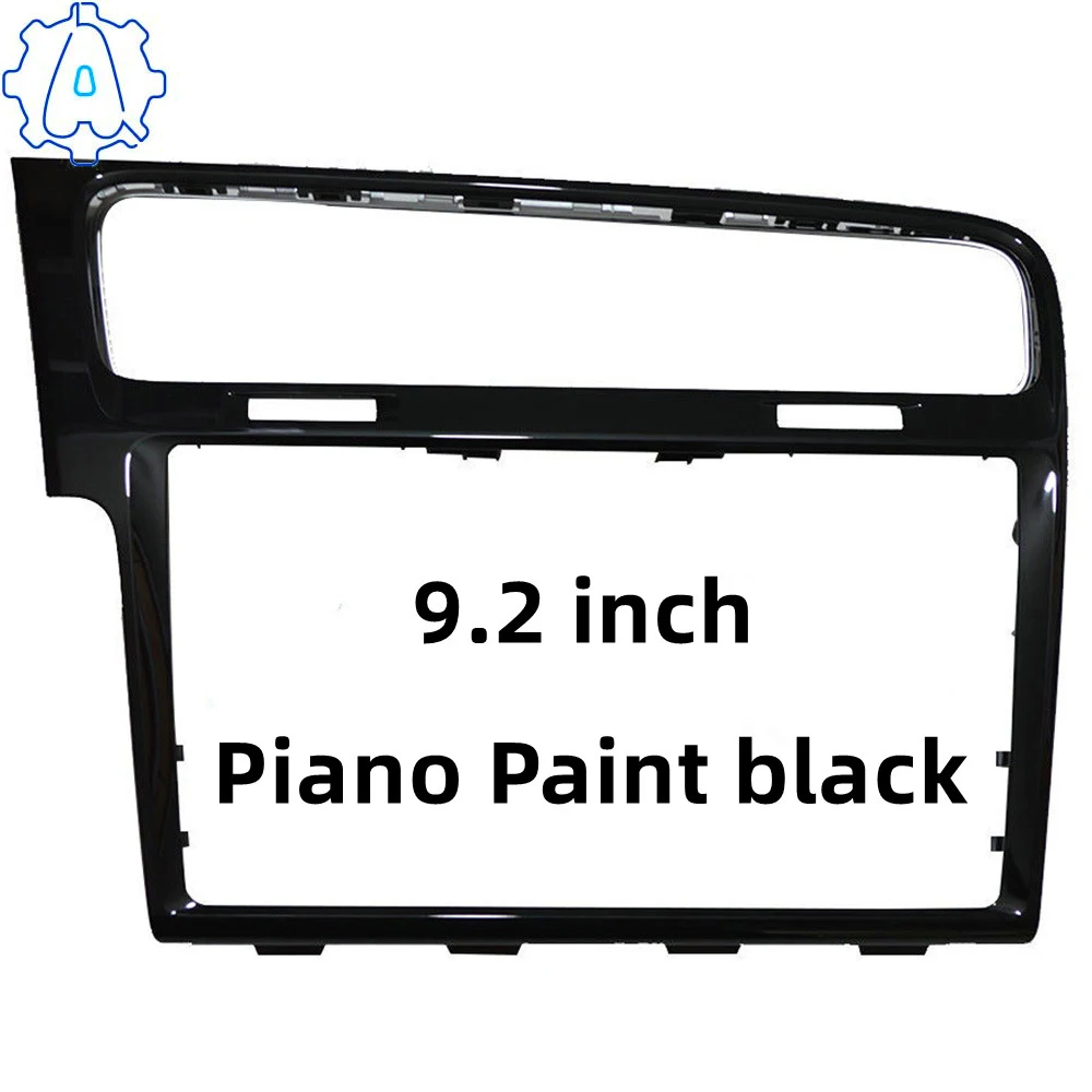 For VW Golf 7 MK7 Golf 7.5 MK7.5 OEM MIB Screen Bezel 8 inch / 9.2 inch Piano Black MIB Frame Radio Panel Decorative Frame