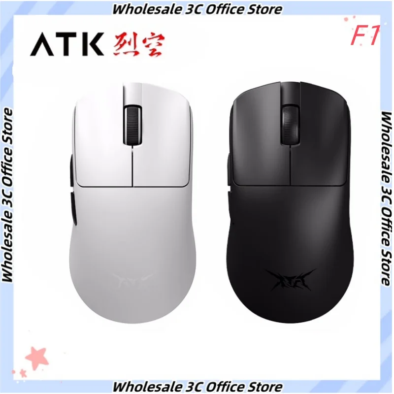 

(Free 8K Dongle)ATK Liekong F1 Pro MAX Wireless 8k Dual Mode Game Mouse Paw3950 Ultimate Customized Lightweight Ergonomics