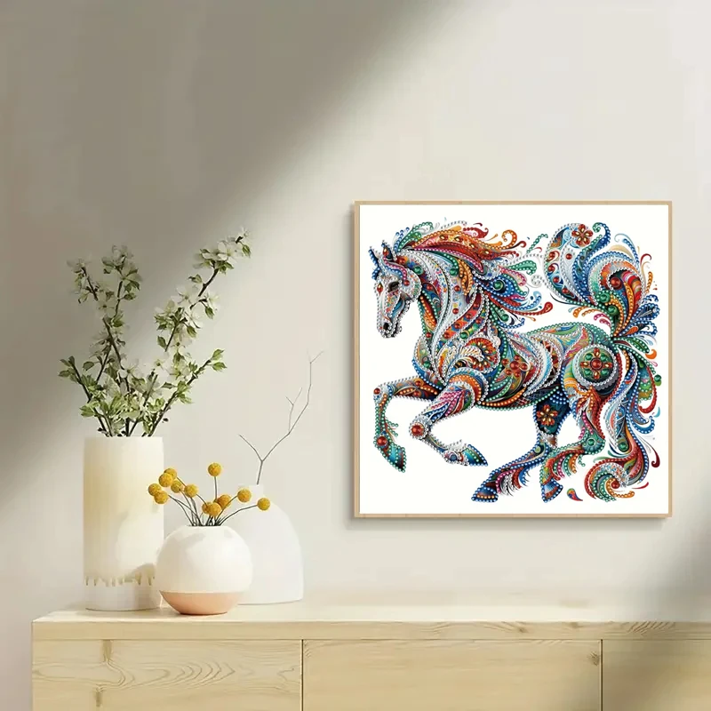 Ruopoty 5d Diy Speciale Vorm Diamant Painting Paardendieren Kristal Borduurwerk Mozaïek Kruissteek Kits Home Decor Handgemaakt