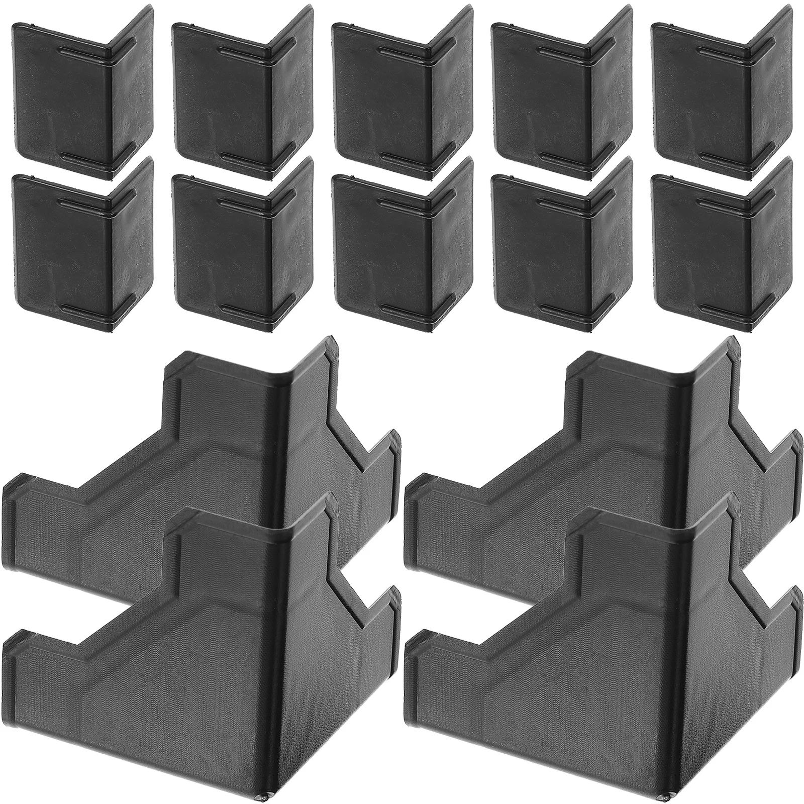 100Pcs Paper Box Corner Protectors Heavy Duty PP Material Table Edge Safety Bumpers for Furniture Protection Corner Guards