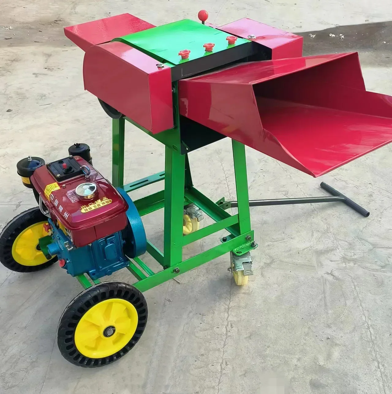 Multifunctional corn grass chaff shredder grinder