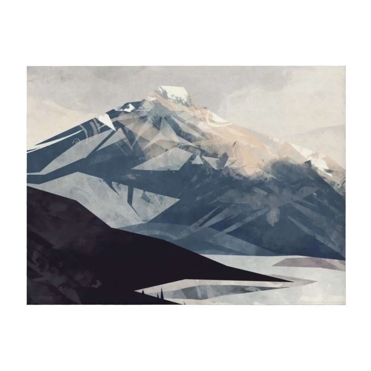 

Calming Mountain Throw Blanket Blankets Sofas Of Decoration Thermal valentine gift ideas Hairy Blankets