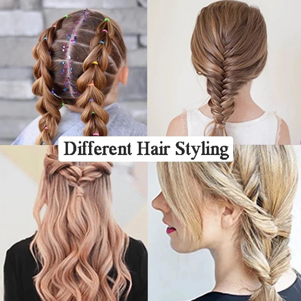 4Pcs/Set Women DIY Hair Tail Tool Girl Maker Bun Ponytail Braiding Styling Disk Twist Lazy Tool Hair Accessories For Wedding