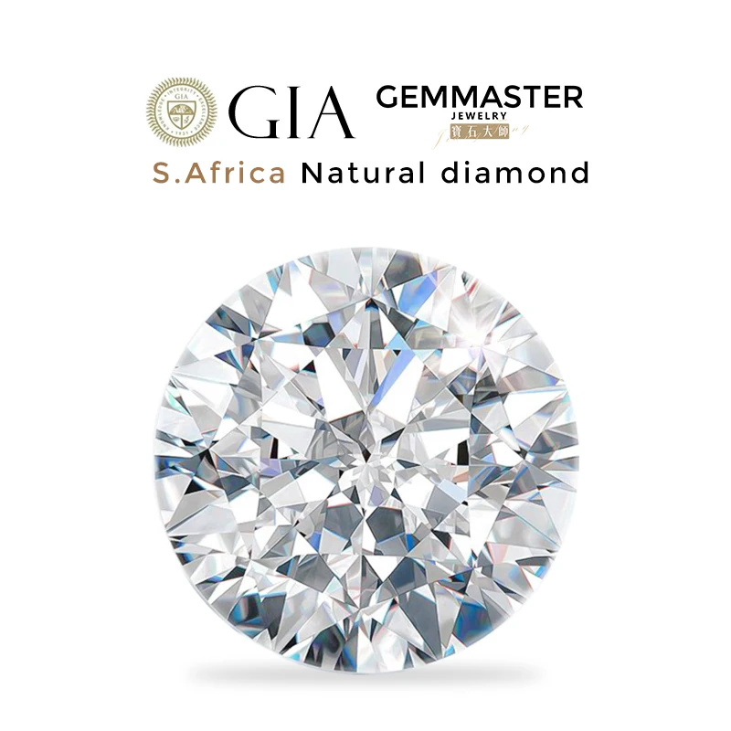 Loose Natural Diamond GIA certificate Round Oval Pear Princess Diamonds VVS VS 0.3carat 0.5carat 1carat South Africa Diamond