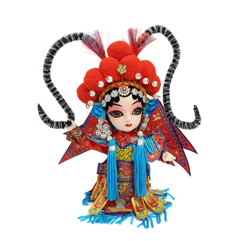 2020 New Version of Peking Man Silk Chinese Characteristics Silk People Peking Opera Dolls Resin Costume Movie Dolls