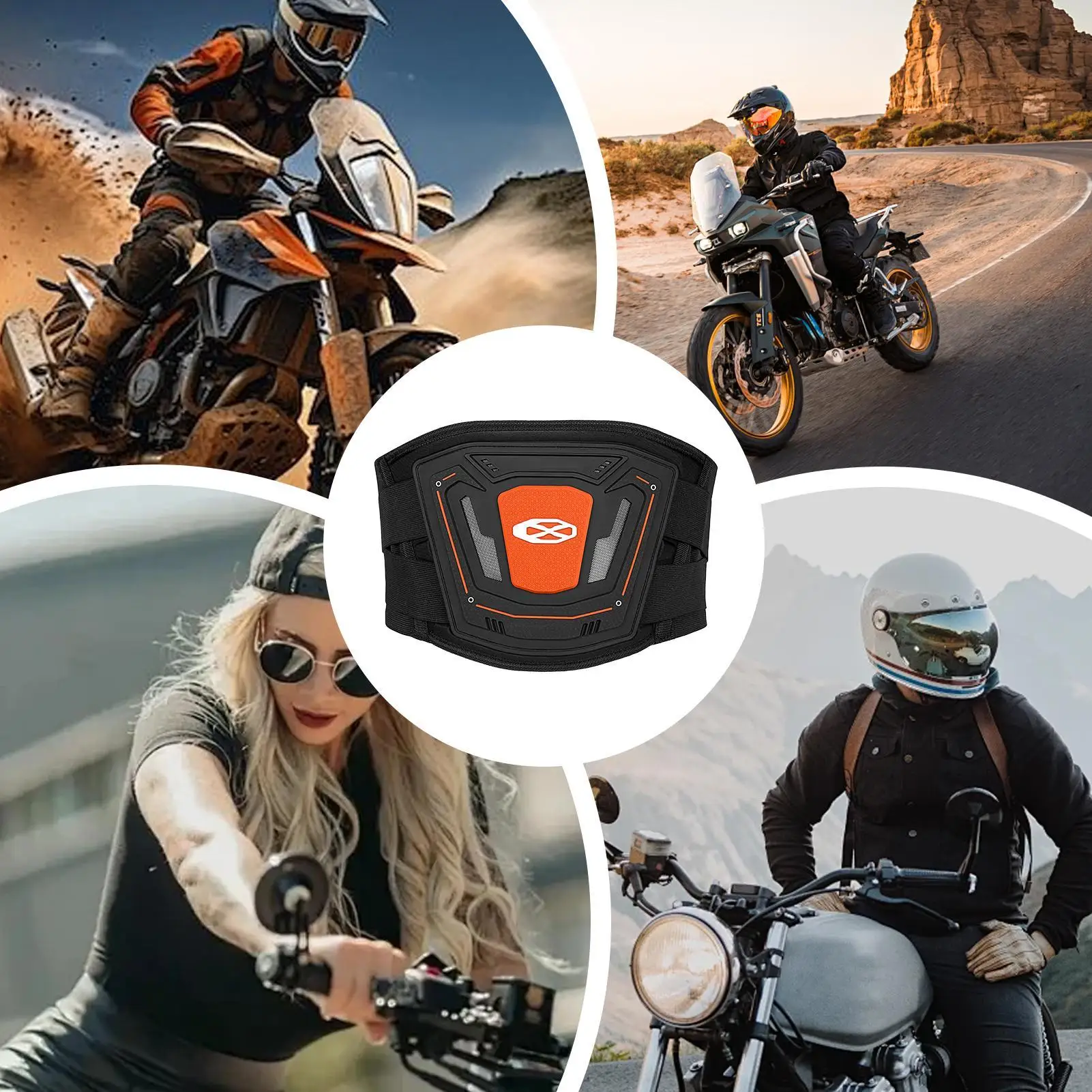 حزام دعم قطني عاكس قابل للتعديل دراجة نارية الخصر حماية والعتاد لتشغيل المنزل الصالة الرياضية التزلج الرياضة ركوب الدراجات