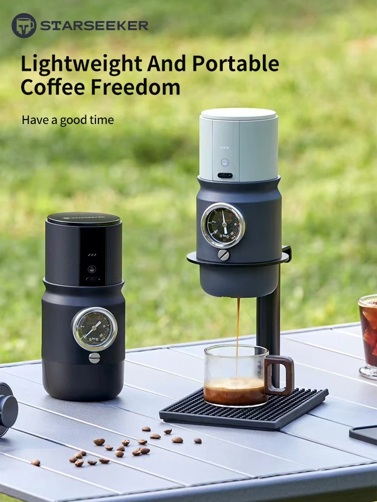 STARSEEKER Super58 Machine à expresso électrique Portable cafetière de voyage pour Camping voiture cafetière avec support USB-C doseur