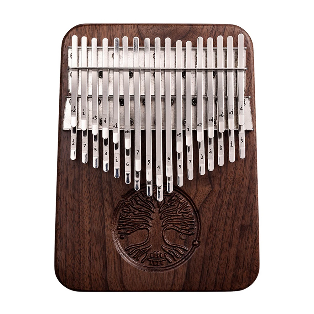 

34 Key Kalimba Thumb Piano B Tuned Black Walnut Kalimba Pickup With Pickup Bag Musical Gift Set Percussion Instruments