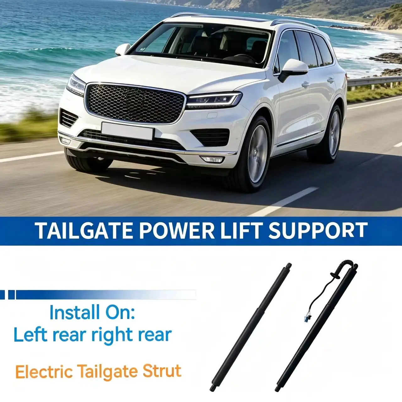 For 2013-2019 Mercedes-Benz GL GLS X166 350 400 450 Tailgate Support Rod Electric Support Strut A1669803764 A1668900100