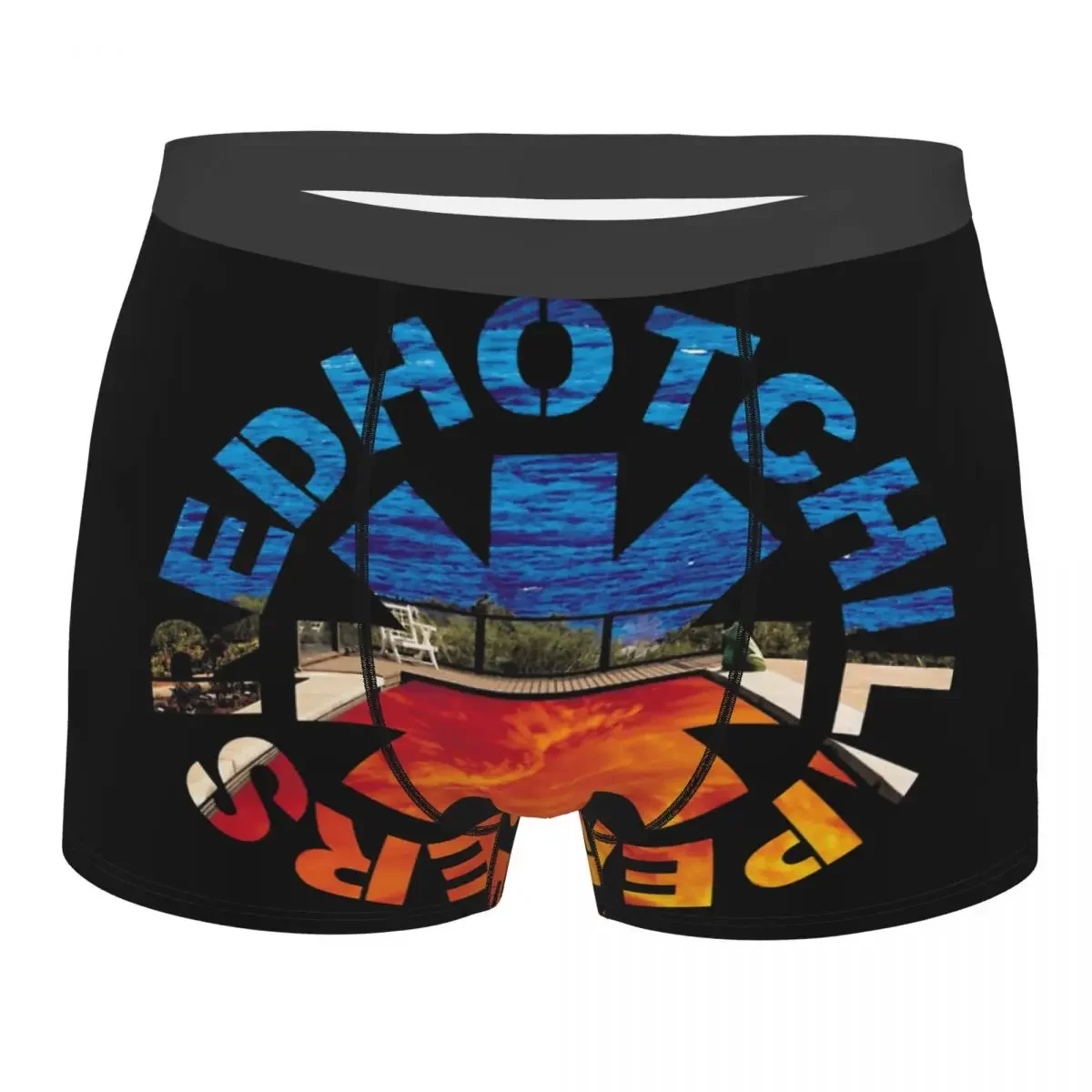 Red Hot Chili Men Boxer Briefs Highly Breathable Underpants High Quality Print Shorts Birthday Gifts