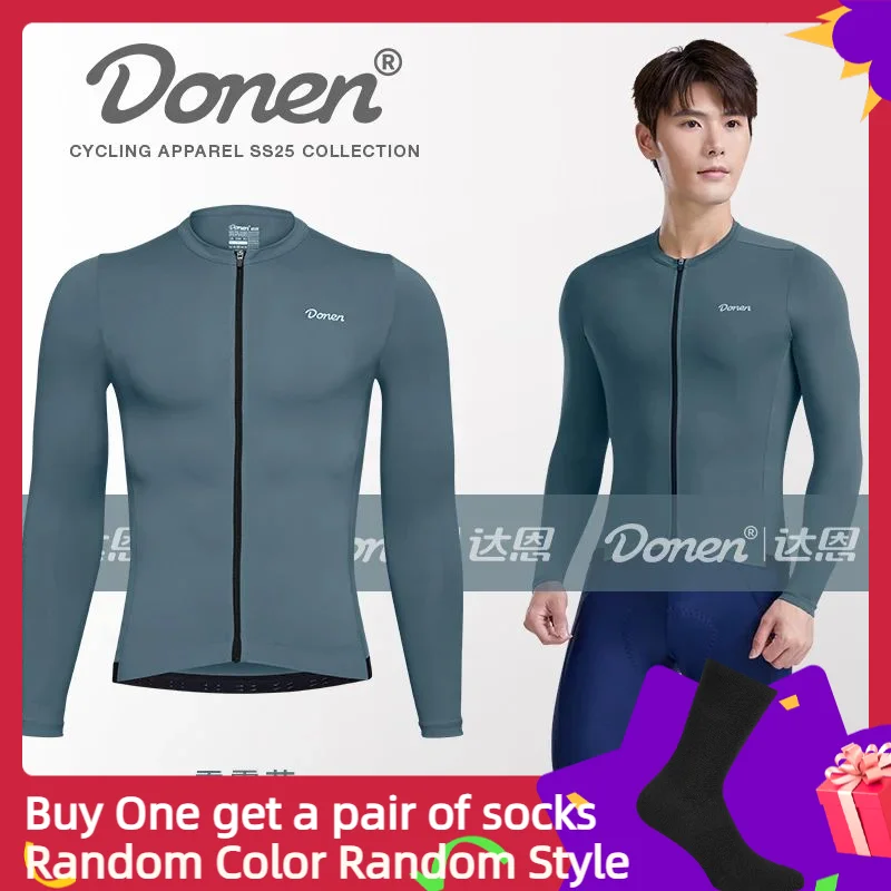 

Donen Cycling Jersey Super High Elasticity Cycling Clothes For Men Super Light Jersey Man Windproof Men Cycling Clothing