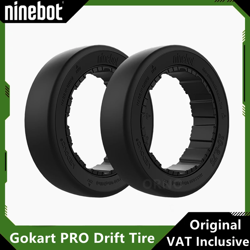 Original Drift Tires For Ninebot by Segway Go Kart PRO Gokart S-MAX Self Balance Scooter Quick Release Sports Rear Tyre (2PCS)