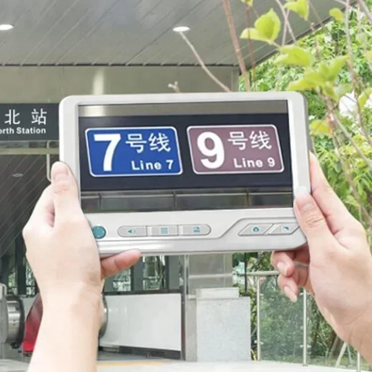 China LCD handheld 5 7 inch digital Video magnifier with magnification 4X to 32X for low vision visual impairment