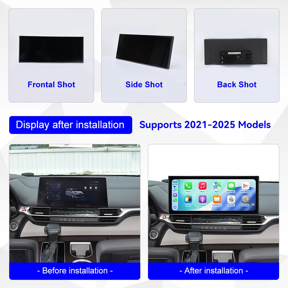 

Автомобильный радиоприемник с экраном 15,8 дюйма для Toyota Sienna 2021-2025, Android, GPS-навигация, мультимедийный видеостереоприемник, головное устройство