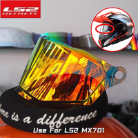 Helmet Visor for LS2 MX701 EXPLORER C Motocross Detachable Rally Off-road Motorcyle Helmet Replacement Visors Extra Shield Lens