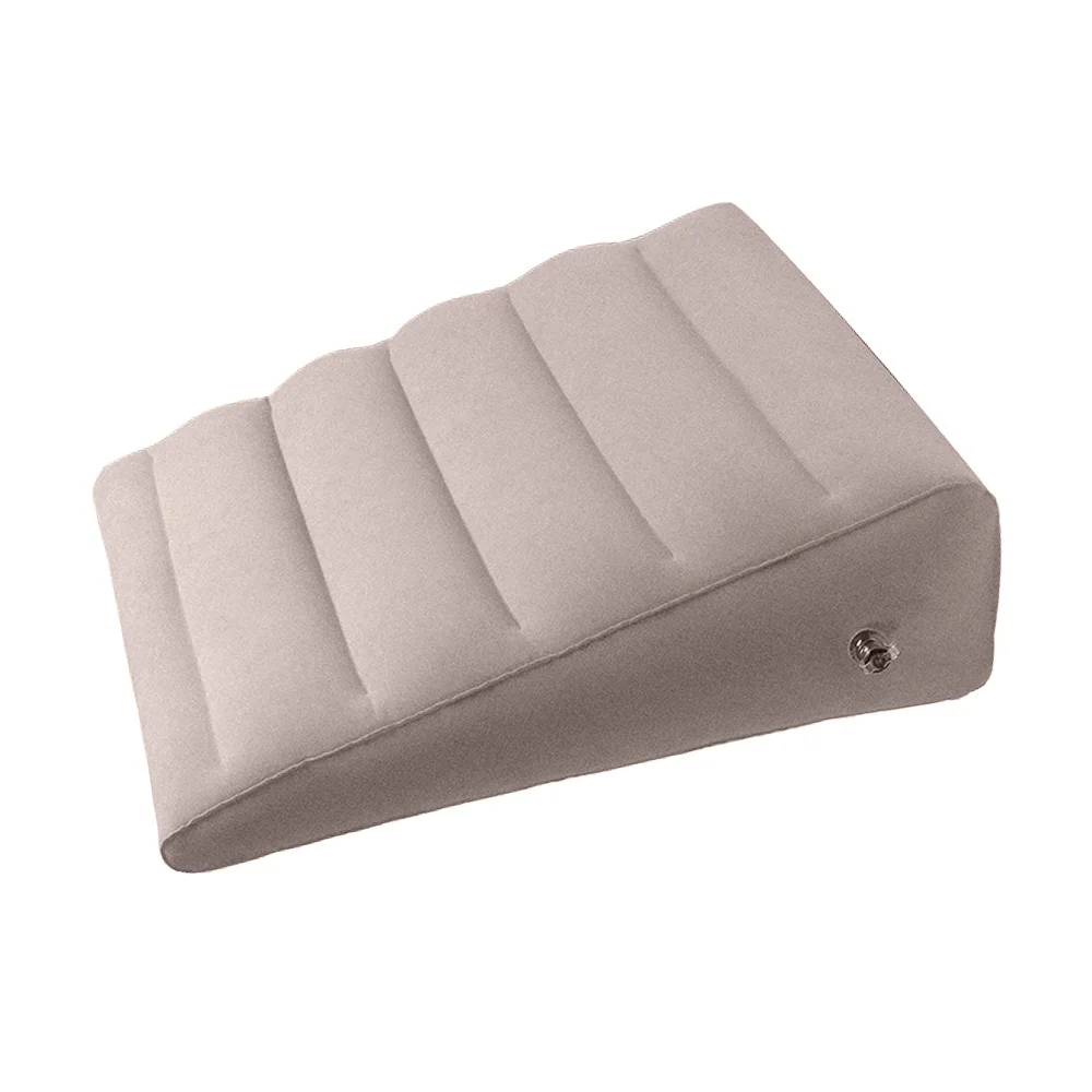 For Travel Camping Sleeping PVC Wedge Pillow Knee Cushion Portable Inflatable Back Pillow Foot Pillow Elevation Leg Pillows