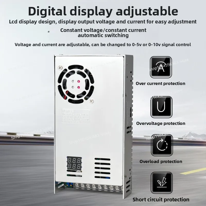 Switching Power Supply 1000W1500W4000W Digital Display Voltage Current 220 To 24V36V48V0-110 Volts 90A