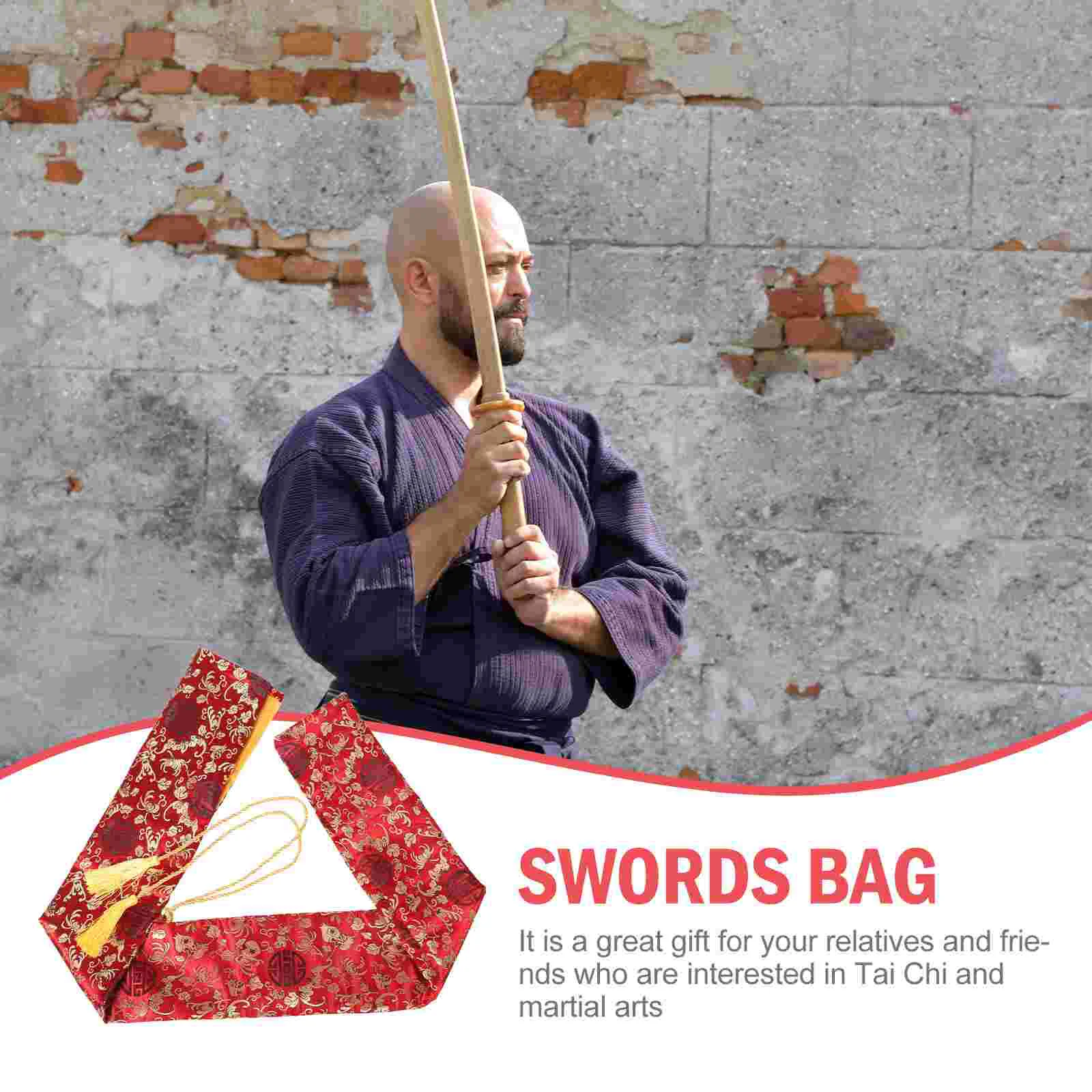 Collect Bag For Swords Japanese Katana Chinese Swords Bag Filament Storage Bags Silk Sword Bag Arms Silk Katana Bag