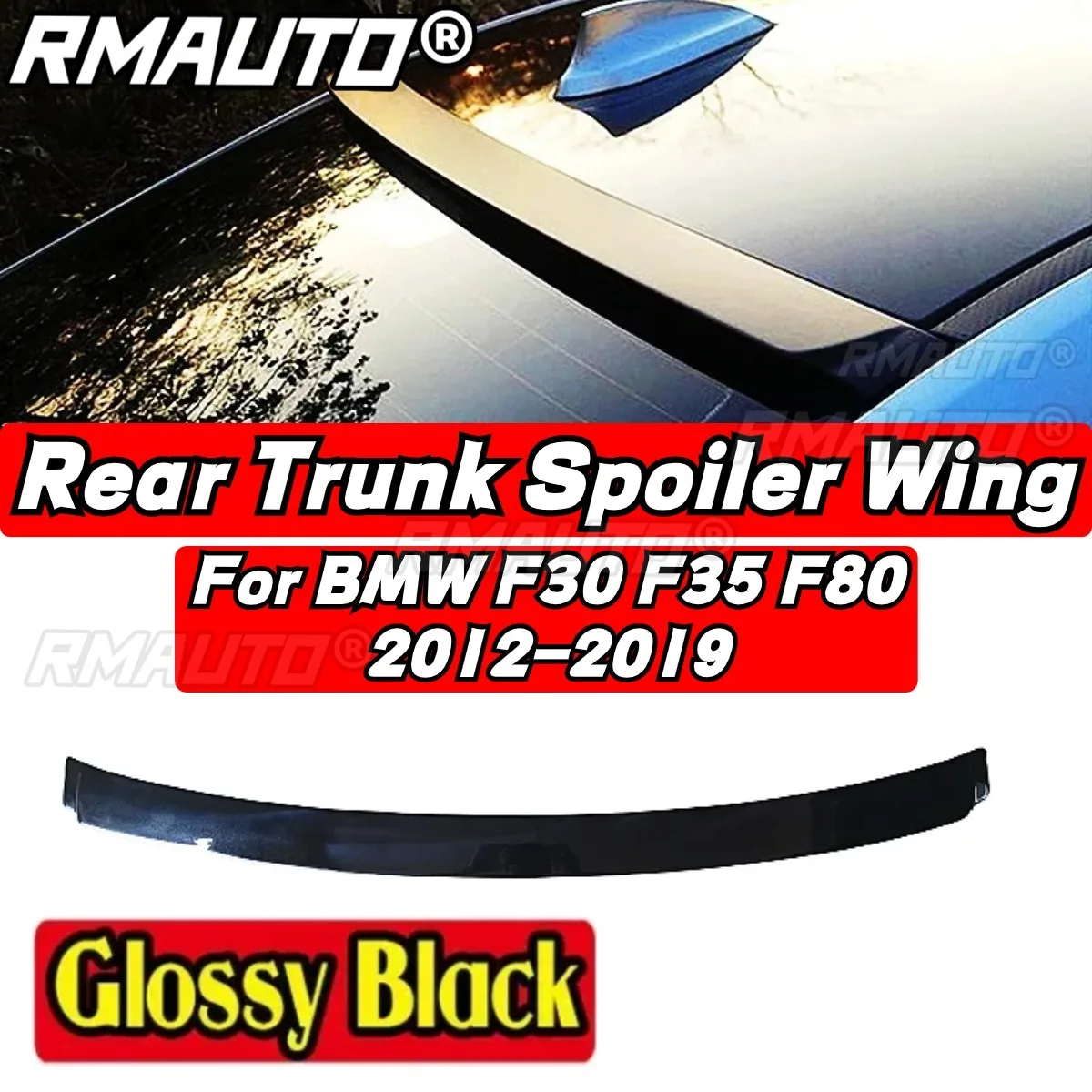 

Car Rear Roof Spoiler Car Rear Wing Body Kit For BMW 3 Series F30 F35 F80 320i 325i 330i 2012-2019 Car Accessories