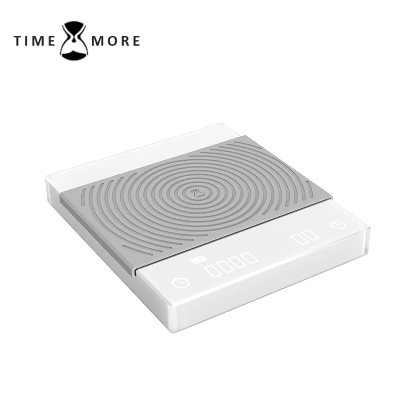 TIMEMORE Black White Mirror BASIC Electronic Scale Coffee Scale Smart Digital Scale Pour Coffee Drip Coffee Scale With USB Scale