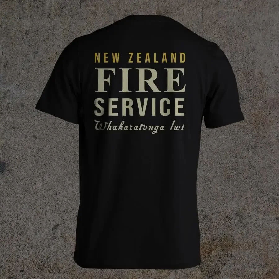 New Zealand Fire Service And Emergency Wakaratonga Iwi Rescue Fire Fighter  Newest Men'S Funny Fashion Classic Band T-Shirt