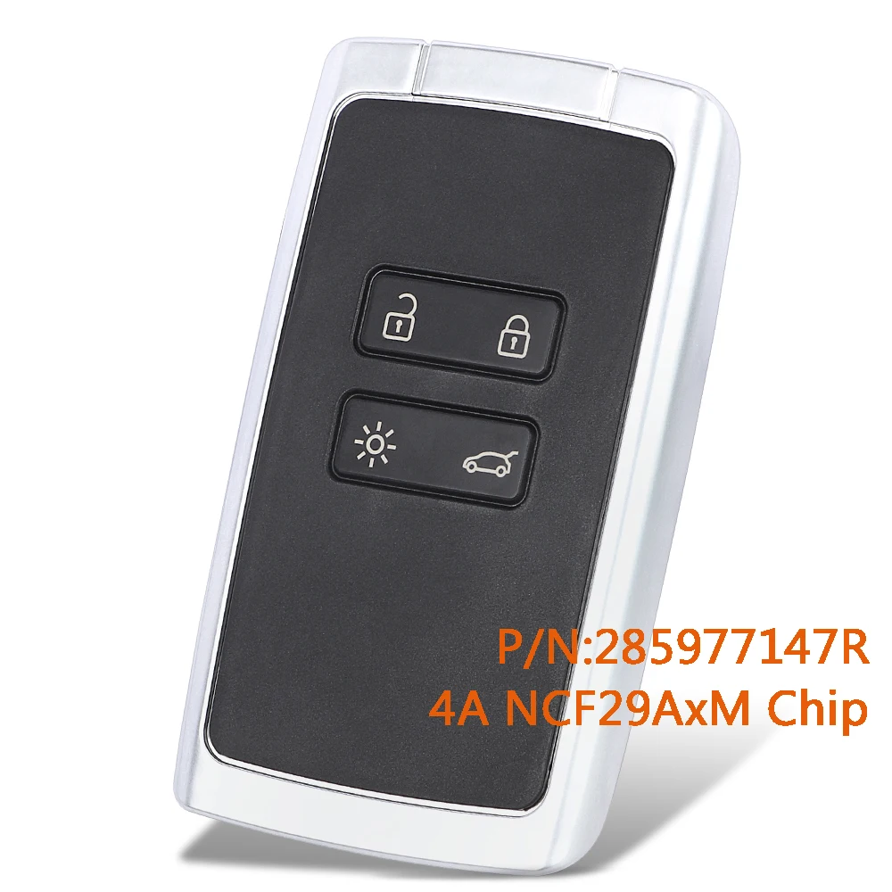 

KEYECU 285977147R Remote Key Fob for Renault Captur Duster Kadjar Koleos Megane 4 Scenic Talisman Espace 5 2016+ NCF29AxM Chip