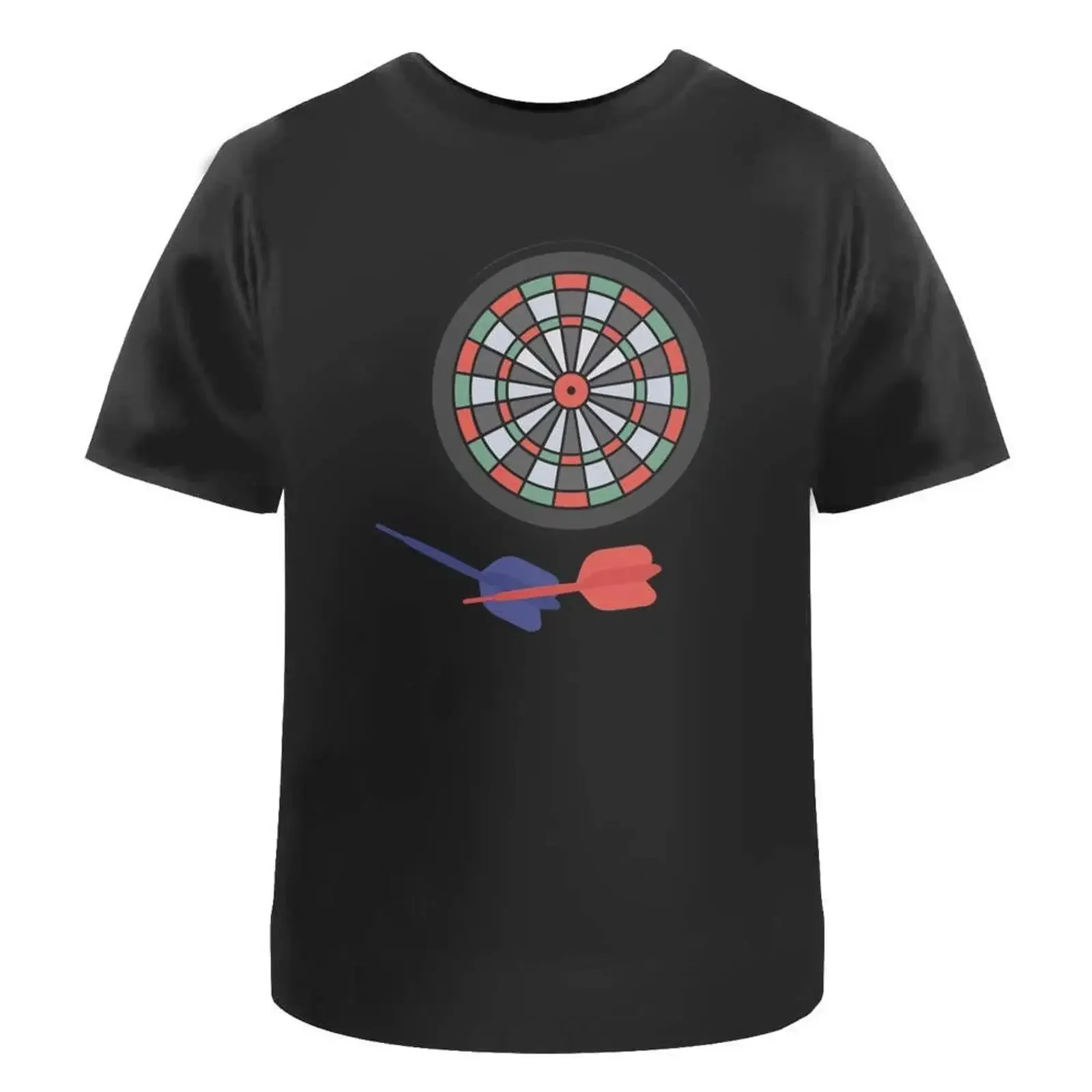 'Dartboard With Darts' T Shirt 100 Cotton S XXL TA058027 vintage Washed Stylish homme designer clothes Slightly Stretched