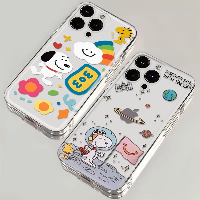 the S-Snoopy Soft Case for Redmi 10 7 7A 8 8A 9 9A 9C 9T S2 10A 10C Note 9S 11 PRO 4G 11S