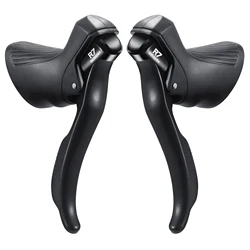 SENSAH Road Bike Shifters 2X7 Speed Lever Brake 2x7 speed Road Bicycle Derailleur Compatible for TOURNEY st-a070 STI