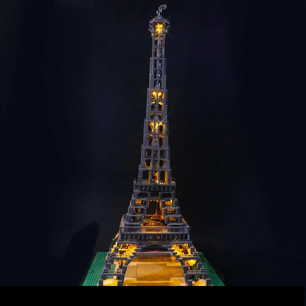 LED Light For 10181 Eiffel Tower 1:300 Lamp Building Blocks Bricks  (Not Include Block Model)