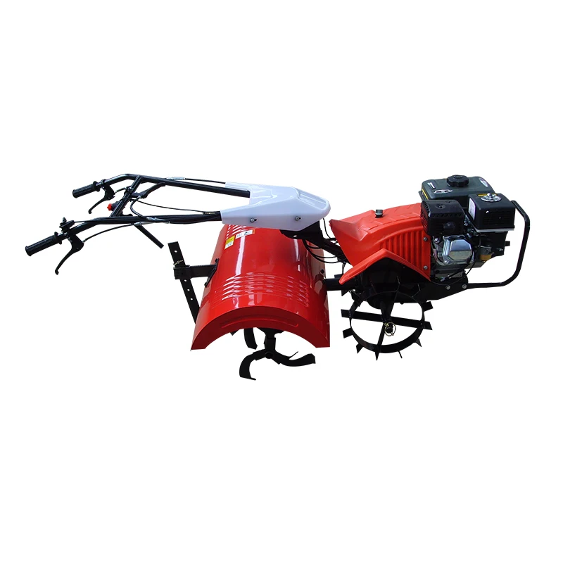 New Ridging Trenching Machine Multifunctional Field Cultivator Hand Ploughing Machine Mini Power Tiller Cultivator