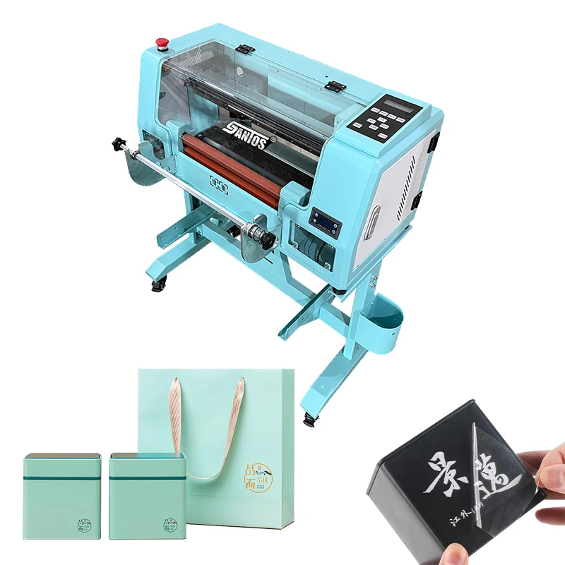 DX7 Print Head UV DTF Roll To Roll Sticker Printer Printing Machine With Laminator For 30Cm A/B PET Film