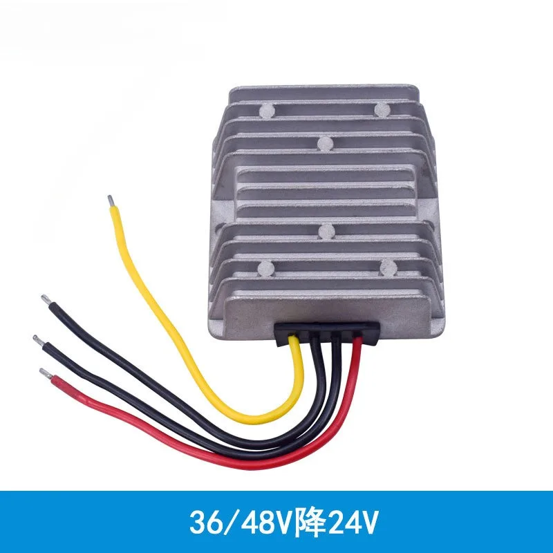 36/48V Drop 24v20adc-dc DC DC Converter 48 to 24 Large Aluminum Case 36V to 24V Step-down Module