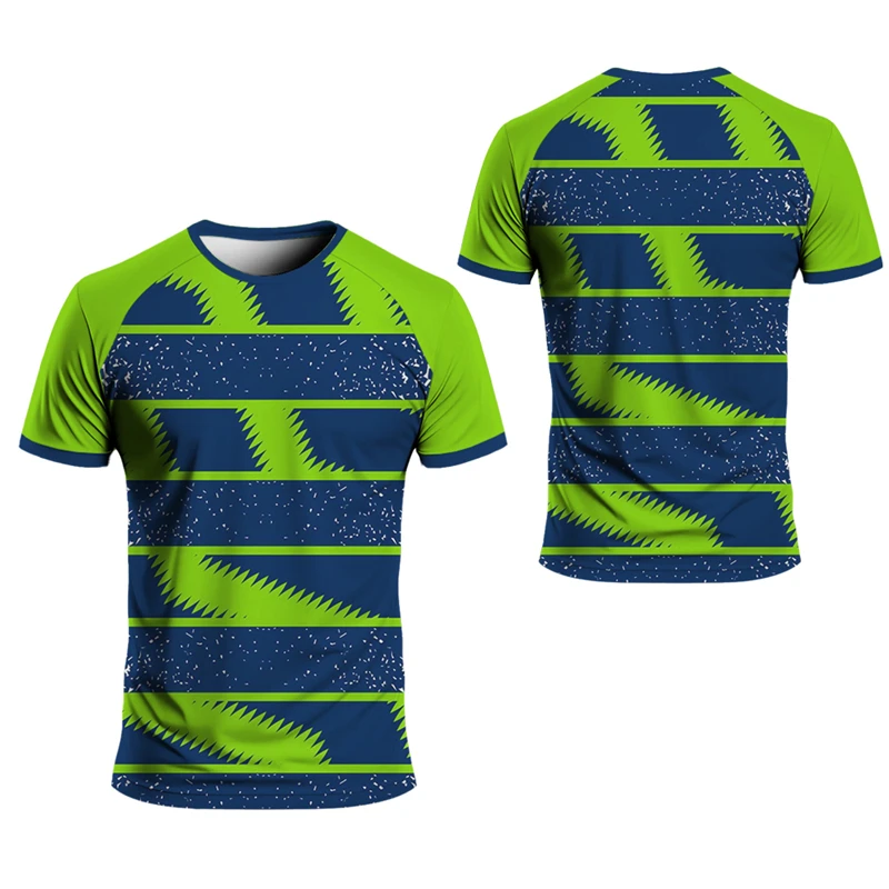 Summer Fashion Short Sleeved 3D Printed Fitness and Leisure Comfortable T-shirt