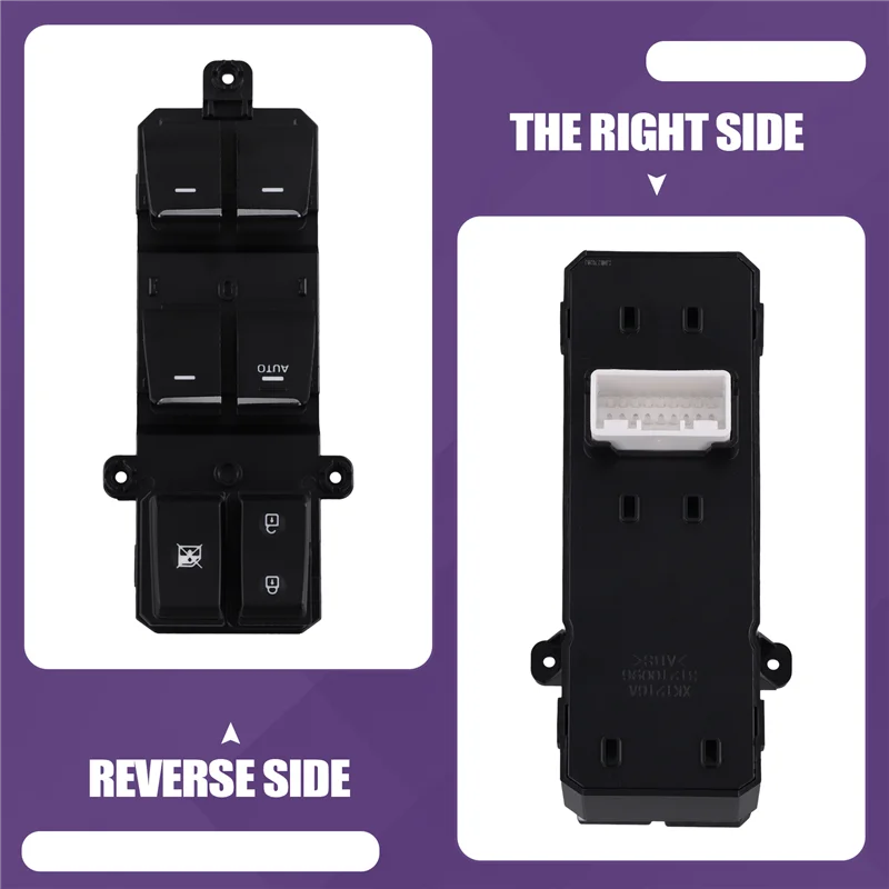 

AB96-Electric Master Window Switch 93570D3000 Power Window Switch For Hyundai Tucson Glass Control Regulator