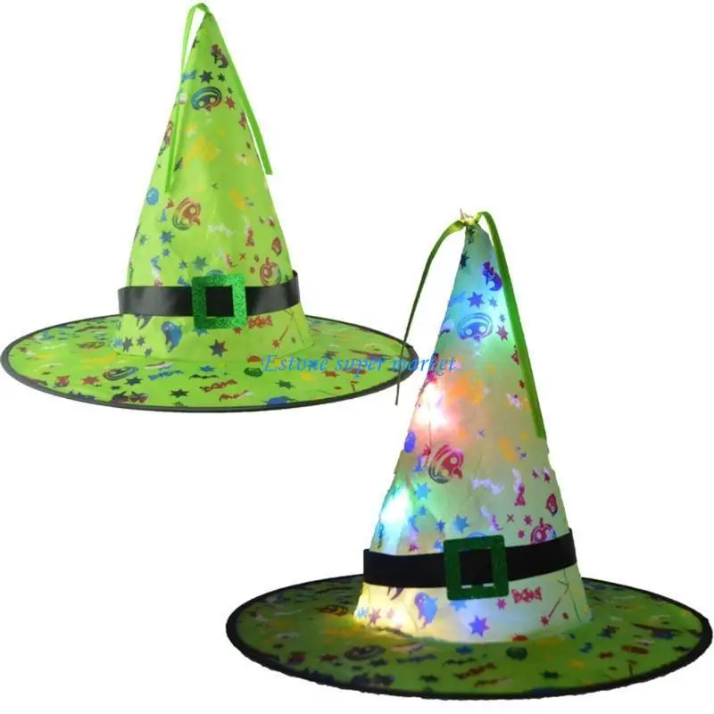 090B Flashing LED Hat Shiny Children Party Glowing Toy Multiple Color Optional