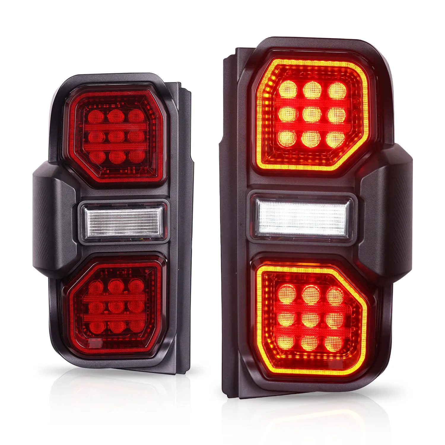 Archaic Full LED Accessories Back Lamp Startup Animation Personalized Car Lights 2021 For Ford Bronco Raptor Taillights