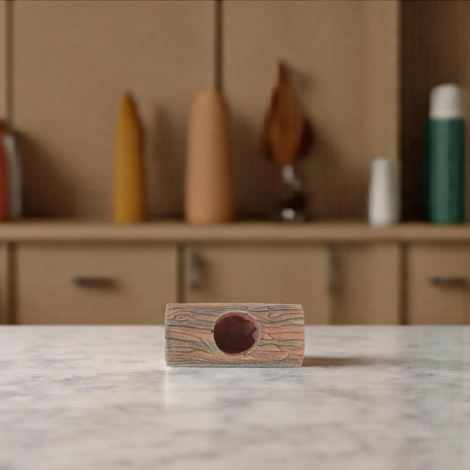 

Resin Hollow Tree Trunk Hideout For Reptiles Hermit Crabs Lizard Climbing Gecko Basking Cave Fish Tank Decor Aquarium Shelter