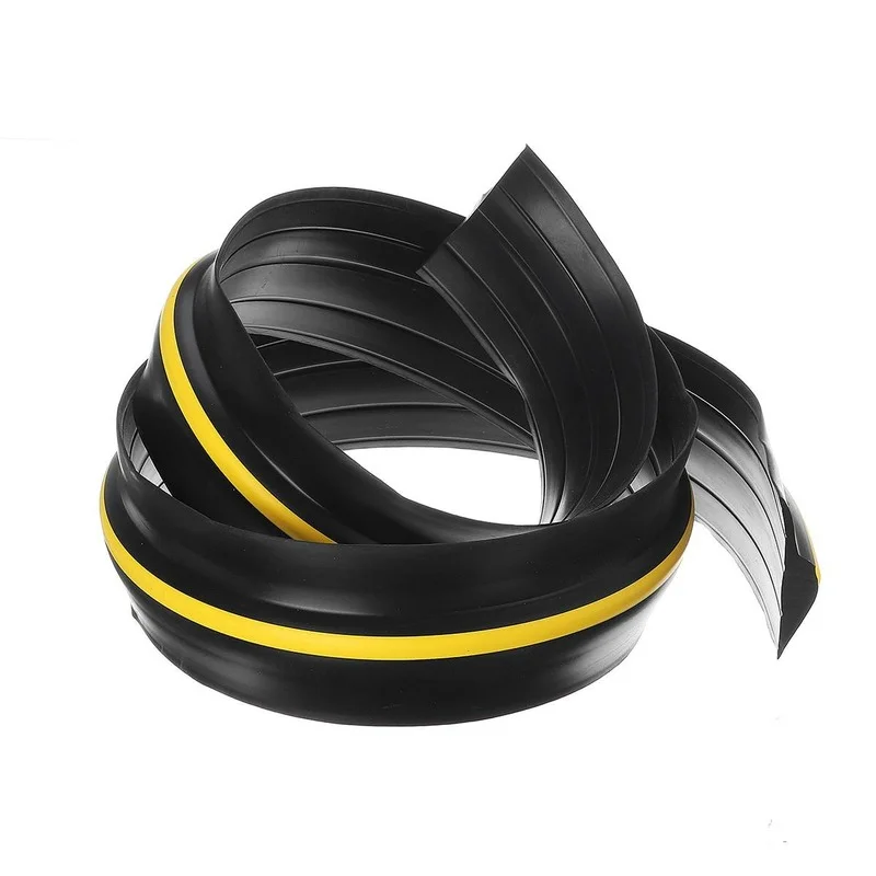 3.5/4.5M Garage Door Bottom Seal Weather Stripping PVC Rubber Seal Strip Electric Door Bottom Seal Water Noise Seal Bumper Strip