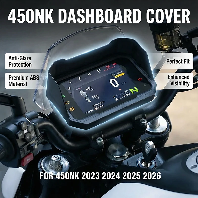 Couverture de tableau de bord de moto pour 450NK 2024 2025 2026, pare-soleil, pare-soleil Anti-éblouissement, protecteur d'écran, protection d'instrument CF 450 NK