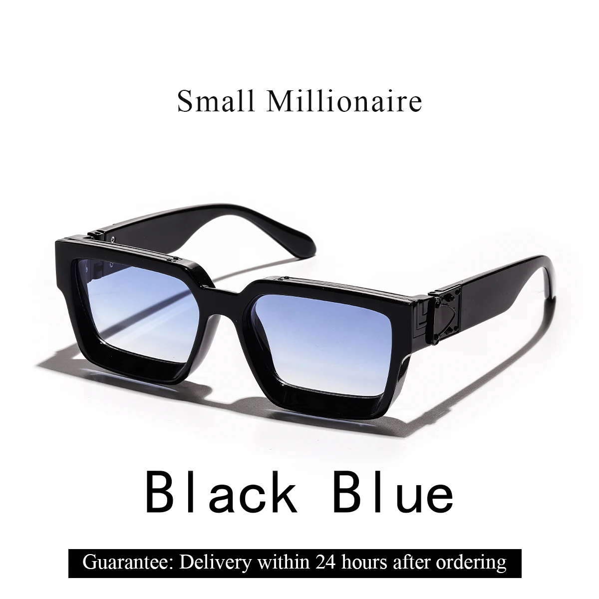 Ruiao Millionaire Sonnenbrille Schwarz 6