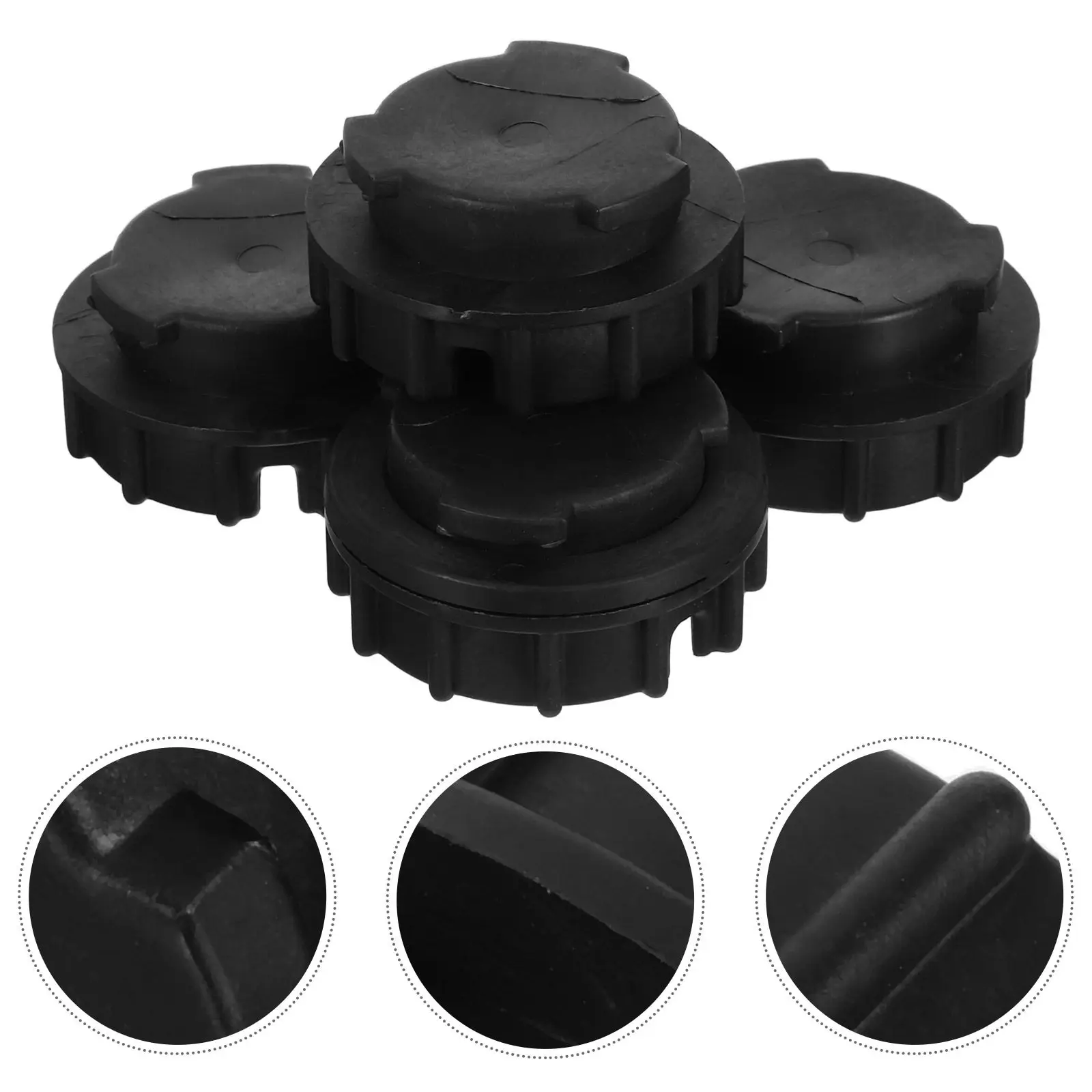 4Pcs Heavy Duty Plastic Drain Plug for Garden Compost Bins and Farm Waste Containers Effective Humidity Control Easy Install